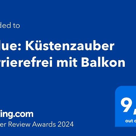Cblue: Kuestenzauber Barrierefrei Mit Balkon 하일리겐하펜 외부 사진