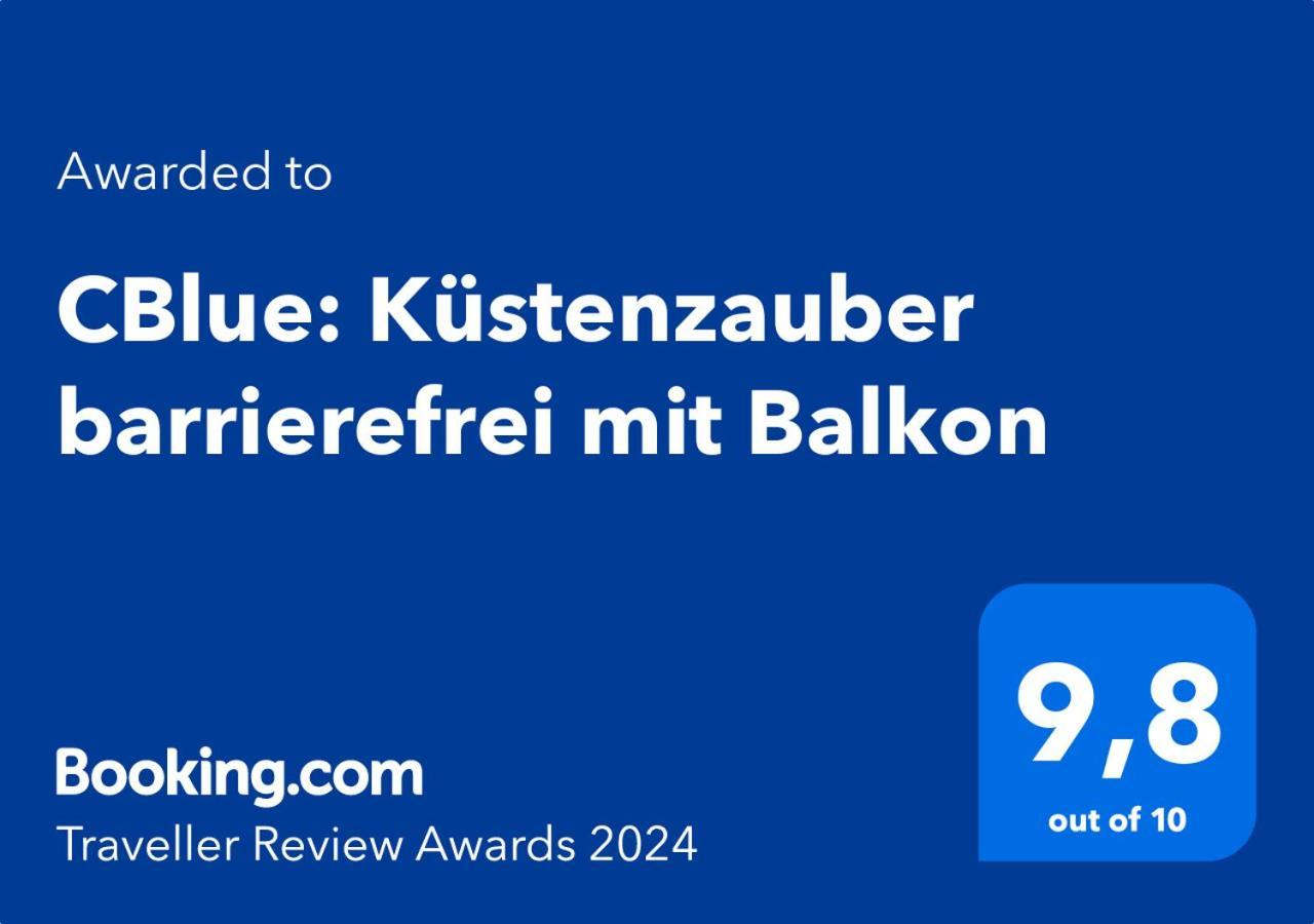 Cblue: Kuestenzauber Barrierefrei Mit Balkon 하일리겐하펜 외부 사진